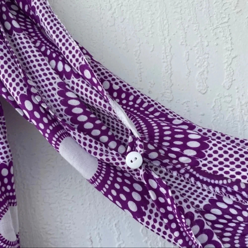 Dress open sleeve M purple Yoha - Picture 5 of 6